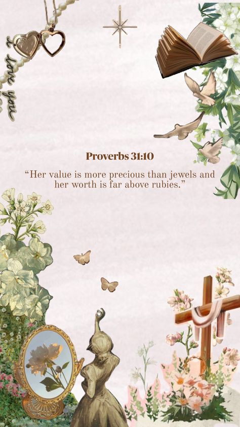 Proverbs 31:10 Wallpaper, Hope Verses, Christian Cartoons, Proverbs 31 10, Cute Bibles, Jesus Drawings, Christian Backgrounds, Comforting Bible Verses, Cute Laptop Wallpaper