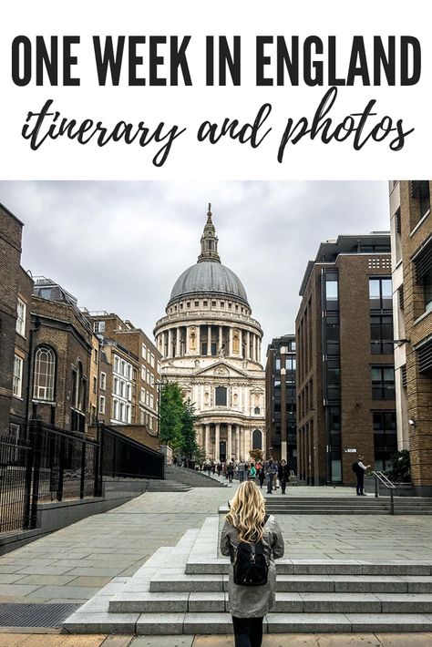 How to spend one week in England: itinerary and photos | The Restless Worker Week In England, England Itinerary, London England Travel, Visiting England, Carlo Scarpa, England And Scotland, Visit London, England Uk, Romantic Travel