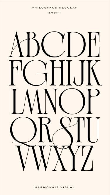 Philosykos: A Modern Serif with a Classic Touch

Philosykos is a new serif typeface that blends the classic elegance of traditional serifs with the modern sensibilities of today's design trends. With its flowing curves and subtle details, Philosykos is perfect for a wide range of applications, from print to web to.
#OldEnglishFont #FreeFont #VintageTypeface #RetroFonts #AntiqueType Alphabet Design Fonts, Fancy Fonts Alphabet, Cursive Fonts Alphabet, Cute Fonts Alphabet, Font Love, Fonts Handwriting Alphabet, Design Alphabet, Classic Serif Fonts, Elegant Serif Fonts