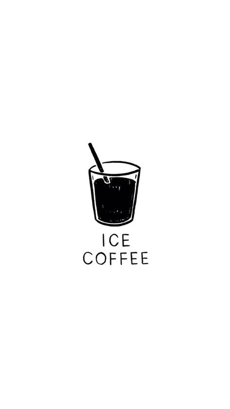 Ice Coffee Illustration, Scetches Notebook, Drawing Cafe, Glass Clothes, Doodle Simple, Simply Draw, Coffee Line, Clothes Photography, Coffee Doodle