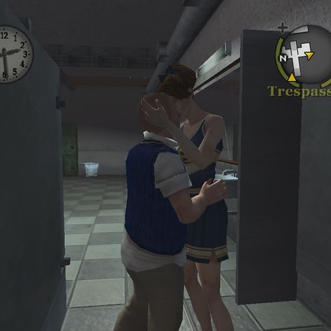 Kissing is a mechanic in Bully with which Jimmy has Girlfriends or Boyfriends and can kiss them for a health bonus. Bully Game, Video Game Images, Game Aesthetic, Yoda Funny, Retro Gaming Art, Naruto Gaara, Badass Aesthetic, Mysterious Girl, Y2k Wallpaper