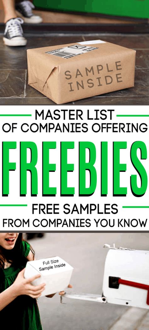 Master list of freebie websites (Free samples from companies you know!) Decorate Cricut Machine With Vinyl Ideas, Companies That Send Free Stuff, Freebies Ideas, Free Samples Without Surveys, Freebie Websites, Free Sample Boxes, Free School Supplies, Get Free Stuff Online, Freebies By Mail