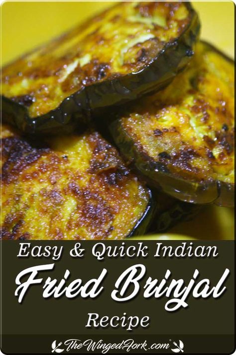 Fried Brinjal Recipe, Brinjal Recipes Indian, Fried Aubergine, Brinjal Recipes, Brinjal Recipe, Fried Eggplant Recipes, Brinjal Fry, Aubergine Recipe, Hot Snacks