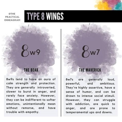 8w9s and 8w7s both emanate a aura of power and energy. But 8w7 energy tends to be loud and vibrant while 8w9 energy more quiet and dense.… Enneagram 8, Enneagram 2, Personality Psychology, Enneagram Types, Human Design, Narcissism, Personality Types, High Energy, Ups And Downs