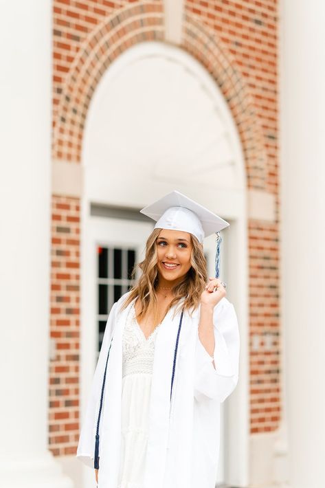 Chattanooga senior photographer - North GA High School Graduate Portraits - Kaylee and Marida - Chattanooga Photographer Kelley Hoagland's Blog - senior cap and gown posing - holding tassel Graduate Portraits, Cap And Gown Photos, Kennesaw State University, Cheerleading Competition, Gown Photos, Cap And Gown, High School Senior, Fun Events, Portrait Gallery