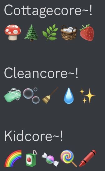 Rainbow Emoji Combinations, Cottage Core Emojis, Cottagecore Emoji, Cleancore Kidcore, Aesthetic Emoji Combos, Kidcore Rainbow, Moon Emoji, Good Apps For Iphone, Aesthetic Emoji