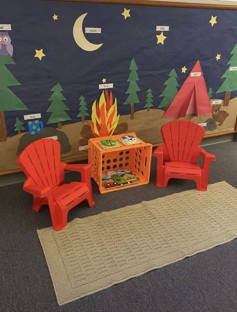 Camping Theme Classroom Decorations, Camping Theme Preschool, Teacher Decor, Classroom Window, Camping Theme Classroom, Camp Theme, Theme Preschool, Preschool Rooms, Freshman Homecoming