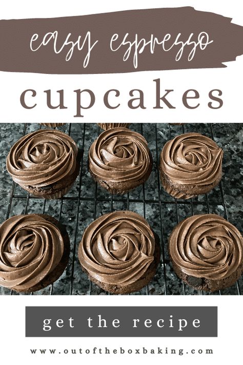 If you love a rich chocolate cupcake but you’re also a fan of coffee, this is the recipe for you! Enjoy these Simple Espresso Cupcakes! Espresso Cupcakes, Vegetarian Chocolate Cake, Vanilla And Chocolate Cupcakes, Cake Mix Doctor, Cake Mix Cupcakes, Doctor Cake, Best Chocolate Cupcakes, Chocolate Mayonnaise Cake, Chocolate Ganache Frosting