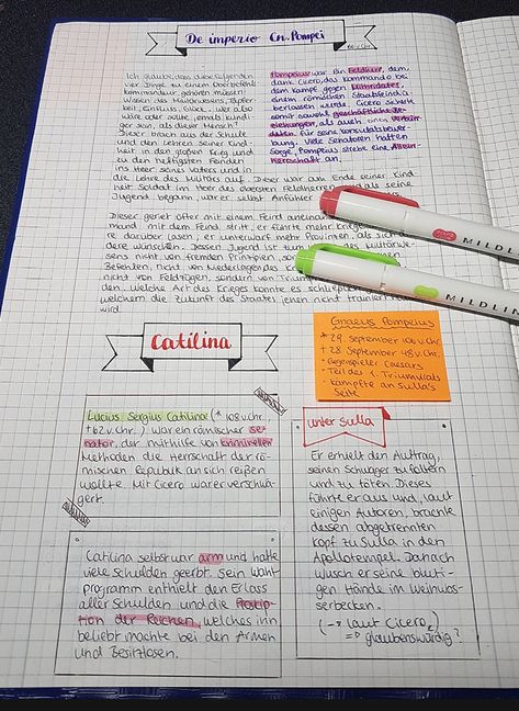 So let's see how long this whole organization thing is gonna last... At least in subjects like Latin or History I like to keep my notes pretty clean, like you don't want to know what my notes in Physics look like lmao. Asthetic Notes History, Latin Study Notes, Latin Notes Aesthetic, Pretty Notes History, German Notes Aesthetic, History Subject Aesthetic, Latin Notes, History Notes Pretty, German Notes