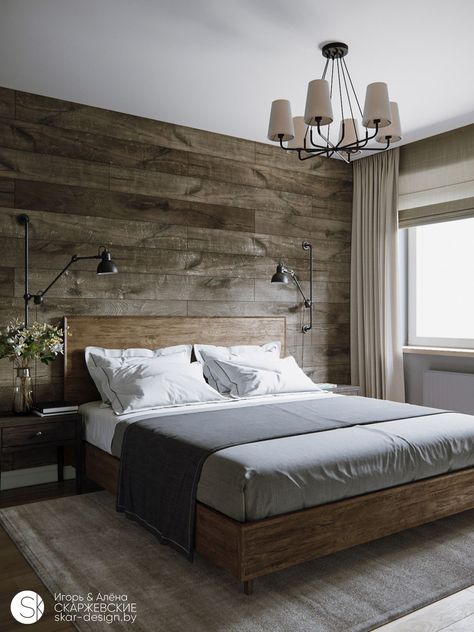 Rustic Bedroom Design, Bedroom Bed Design, Bedroom Furniture Design, Modern Bedroom Design, Boho Living, Remodel Bedroom, Master Bedrooms Decor, Rustic Bedroom, Home Room Design