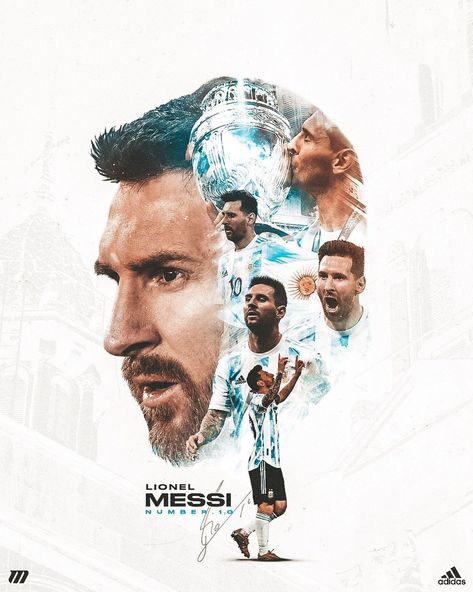 Soccer Posters, Messi Poster, Magazine Layout Inspiration, Sports Advertising, Classic Films Posters, Lionel Messi Wallpapers, Graphic Design Collection, Messi And Ronaldo, Soccer Poster