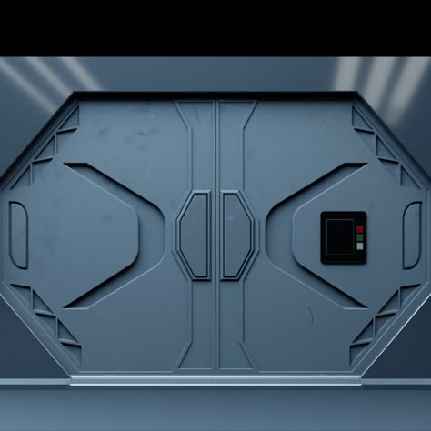 #sci-fi #scifi #sciencefiction #3d #render #3dmodeling #3dart #doors #blender #futuristic Futuristic Door Design, Sci-fi Door, 4d Dimension, Futuristic Objects, Scifi Door, Futuristic Door, Spaceship Door, Sci Fi Floor, Scifi Wall