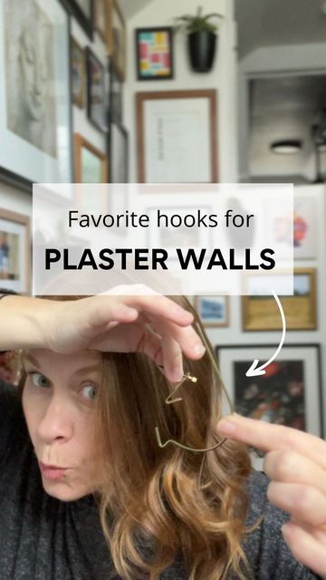 Hanging On Plaster Walls, Hanging Pictures On Plaster Walls, How To Hang Pictures On Plaster Walls, Monkey Hooks, Hang Pictures, Face Yoga Exercises, Drywall Screws, Painted Stairs, Hanging Artwork