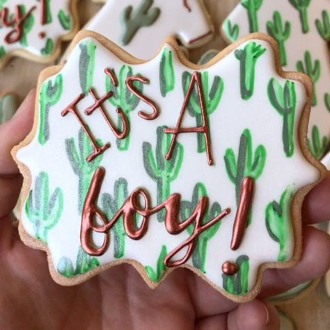 #cactuscookies #onesiecookies #babyboycookies #cactusbabyshower #genderrevealcookies  #babyshowercookies #LeagueCityCookies #HoustonCookies  #BirthdayCookies #CustomSugarCookies #DecoratedSugarCookies #BirthdayCookies #BestCookiesEver #MyFingersHurt #RoyalIcingCookies #ArtsyCookies #BeautifulCookies #GorgeousCookies #ElegantCookies Nom Nom Cookies (@nomnomcookiesnow) Let’s Taco Bout A Baby, Western Gender Reveal Cookies, Taco Themed Baby Shower Ideas, Baby Boy Cookies, Elegant Cookies, Onesie Cookies, Gender Reveal Cookies, Best Cookies Ever, Shaped Cookies