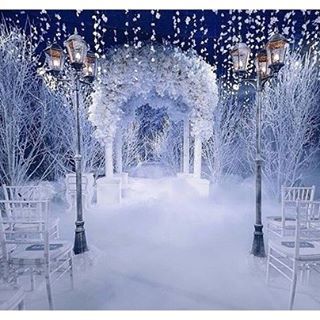 Truly a winter wonderland. Decor by the talented @lidseventhouse and planner - @yagodawedding. Photo by @margoermolaeva. #lidseventhouse #weddingdecor #ceremony #weddingceremony #stylishwedding #whitewedding #winterwedding #letitsnow #winterwonderland #wi Winter Wonderland Wedding Decorations, Wonderland Wedding Decorations, Winter Wonderland-party, Winter Wonderland Wedding Theme, Wonderland Wedding Theme, Wonderland Party Decorations, Wedding Setup, Winter Wonderland Decorations, Winter Wonderland Theme