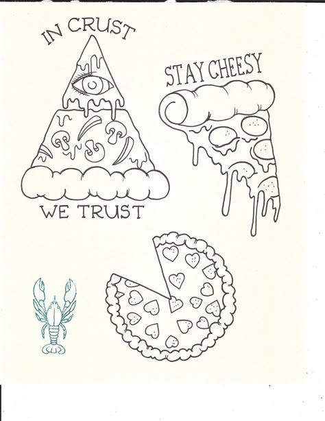 #art #sketch #tattoodesign #tattooart #design #pizza #pizzaart #pizzasketch In Crust We Trust Pizza Tattoo, Small Pizza Slice Tattoo, Fine Line Pizza Tattoo, Pizza Flash Tattoo, Pizza Tattoo Design, Pizza Slice Tattoo, Pizza Sketch, Alien Tattoos, Pizza Tattoo