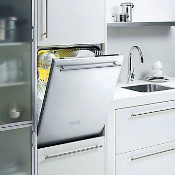 Dishwasher with Extra-Strength Cleaning--This dishwasher's tub has extra durability thanks to its stainless-steel tank. The one-piece tank design also makes for quieter running.-- Model LFA-65 IT X  $899  Fagor America, Inc  fagoramerica.com  800/207-0806 Outdoor Fridge, Fully Integrated Dishwasher, Outside Room, Outdoor Gas Fireplace, Outdoor Kitchen Appliances, Stainless Steel Tanks, Built In Dishwasher, Kitchen Redo, Universal Design