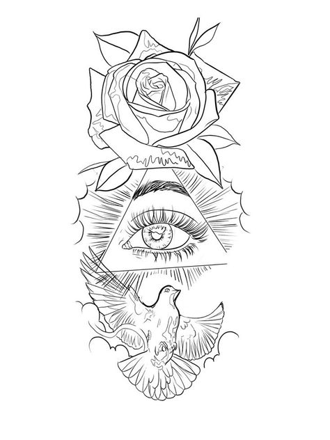 #Tattoo #Stencil #Forearm #Thigh #UpperArm Half Sleeve Tattoo Stencils, Half Sleeve Tattoos Drawings, Tattoo Outline Drawing, Omerta Tattoo, Tattoo Templates, Drawing Stencils, Sketch Tattoo Design, Tattoo Stencil Outline, Tattoo Stencil