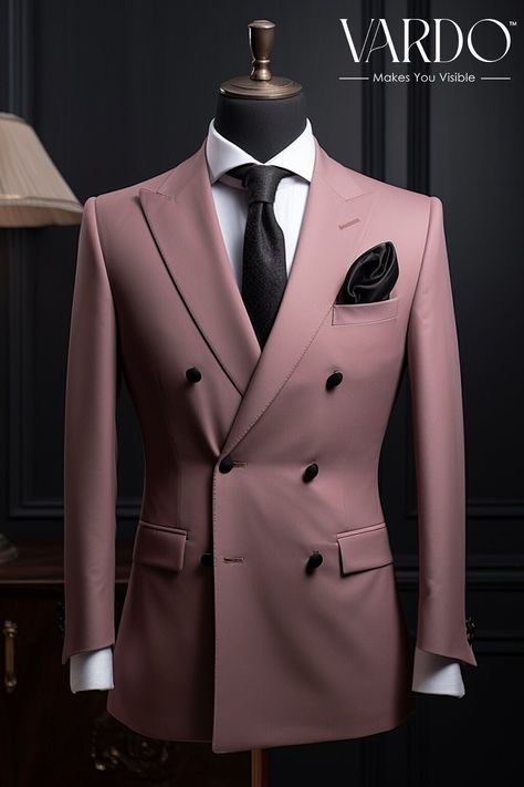 >>ORIGINAL ARTWORK AND CONTENT, PLEASE DO NOT COPY<< Men Suits, Suits For Man, Men's Double Breasted Dusty Rose Suit -Stylish Formal Blazer and Pants Set  Formal Attire, Formal piece Wedding Suit, Double Breasted, Formal Fashion Slim Fit Suit. Elevate your style with our sophisticated men's double-breasted dusty rose suit. This exquisite formal blazer and pants set exudes timeless charm and modern elegance. Crafted with precision and attention to detail, it's a must-have addition to your wardrobe for special occasions or formal events. 👔 Key Features: ✨ Premium Quality: Tailored to perfection, this suit is made from high-quality materials that ensure durability and comfort. 🌸 Unique Color: The dusty rose hue adds a touch of uniqueness to your ensemble, making you stand out effortlessly. Dusty Rose Suit Men, Outfit Wedding Men, Latest Coat Pant For Men Suits Wedding, Unique Suits For Men, Dusty Rose Suit, Rosé Suit, Double Breasted Suit Men, Best Wedding Suits, Men Suits Wedding