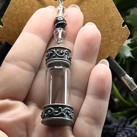 Check out my new product from Bless Your Vibes!  <3 
https://www.etsy.com/listing/1411264149/fillable-vial-necklace-for-ashes-spells?ref=rss
#blessyourvibes #Crystals #crystalnecklaces #crystalsforcancer #crystalholdernecklace Vial Necklace, Crystal Holder, Memorial Pendant, Crystal Jewelry, Locket, New Product, Charm Necklace, Silver Chain, Crystals