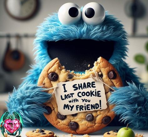 Cookie Monster Pictures, Cookie Monster Gif, Cookie Monster Quotes, Cookie Monster Images, Cookie Monster Wallpaper, Sesame Street Signs, Sesame Street Cookie Monster, Chocolate Chip Recipes, Imaginary Friend