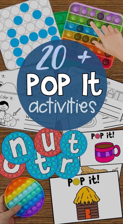 Pop It Activities, 1st Grade Centers, Art Preschool, Diy Preschool, Primary Activities, Fall October, Kindergarten Learning Activities, Language Art, Its Fall