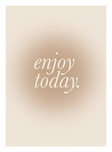 Citatposter i beige nyanser.Textposter i lugna beige nyanser med texten ”enjoy today”. En snygg och trendig poster som passar i vardagsrummet eller sovrummet. Passar även bra till en lugn och beige tavelvägg!Denna poster har en kornig fotostruktur. Choose A Happy Life, Spiritual Eye, Positive Quote Poster, Spiritual Eyes, Time Poster, Water And Fire, Text Poster, Typography Posters, Life Poster