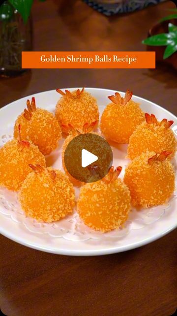 67K views · 3.7K likes | Lydia Lau on Instagram: "Golden Shrimp Balls Recipe #foodie #chineserecipe #chinesefood #shrimp #potato" Golden Shrimp Recipe, Golden Shrimp Balls, Shrimp Balls Recipe, Shrimp Balls Chinese, Crunchy Shrimp Balls, Dim Sum Shrimp Balls, Shrimp Japchae, Shrimp Balls, Coconut Shrimp