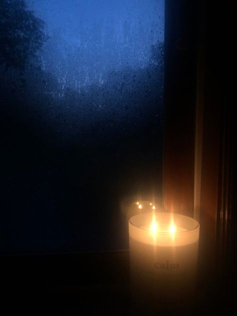 Rainy Evening, Candles Dark, Random Art, Candle Light, Cloud 9, Winter Scenes, Window Sill, Yum Yum, Night Time