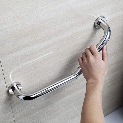 Small Toilet Design, Grab Bars In Bathroom, Small Toilet, Bathroom Safety, Chrome Bathroom, Grab Bar, Toilet Design, Stainless Steel Bathroom, Bathroom Items