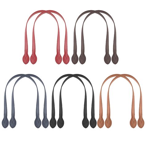 PRICES MAY VARY. 【Reliable Material】Leather straps for bags are made of quality leather material, sturdy and durable, not easily damaged, and can be used for a long time 【Size Details】Purse straps making accessories size is 60*0.36*0.36cm/23*0.14*0.14 inches, leather bag strap is a moderate size and can decorate your bag well. 【Practical Design】Purse handles replacement ear-shaped ends have sewing holes for easy attachment to the bag, and are smooth to the touch and comfortable to hold. 【Value P Leather Strap Bag, Purse Crafts, How To Make Purses, Handbag Handles, Purse Hardware, Purse Handles, Crochet Bags Purses, Purse Strap, Handbag Straps