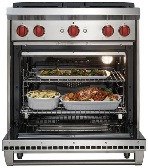 Wolf Double Oven, Wolf Rangetop, Wolf Stove, Double Oven Range, Wolf Appliances, Dual Oven, Cast Iron Burner, Oven Cabinet, Built In Double Ovens