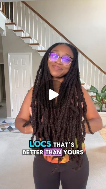 Chauntae on Instagram: "The variety of locs is amazing!
 
There are moments (remember MOMENTS) where I wish my locs were thicker or thinner but I always snap back and realize my locs are perfect for me.

We jump on social media and see other locs and think dang why don’t my locs look like that?? So we comb them out and start over and then guess what? They still don’t look like that.

Your locs will always look like YOURS! And they are beautiful. Remember that!

Be blessed ❤️

#locs #locjourney #loccommunity #dreadlocks #explore #loclivin" Insta Locs Extensions, 200 Locs, Locs With Curls, Long Locs, Loc Extensions, Better Than Yours, Perfect For Me, Be Blessed, Whats Good