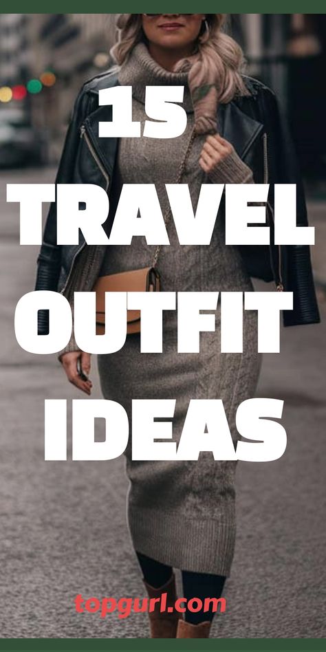 Hit the airport runway in style with our guide to chic and comfortable travel outfits that promise to make every journey unforgettable. Chic Plane Outfit, Outfit Avion, Fall Travel Outfits Women, Road Trip Outfit Winter, Outfit For Traveling On Plane, Airplane Outfit Comfy, Outfits For Flying, Cute Traveling Outfits, Outfits For Traveling