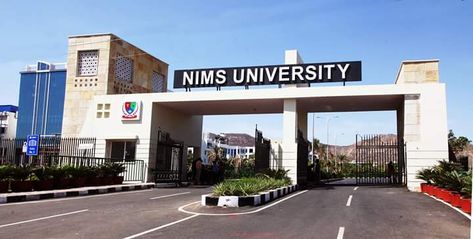 Campus : Entry Gate Photo - Nims University Rajasthan, Jaipur Photo of the main entrance of NIMS University Amity University, Us Universities, University Architecture, Entrance Gates Design, University Admissions, Main Gate Design, Main Gate, Engineering Colleges, Best University