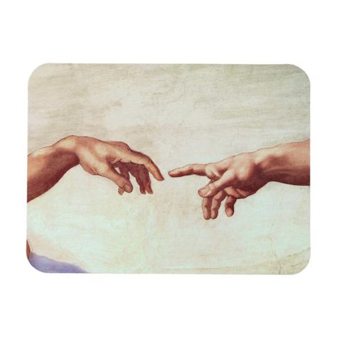 Finger Touching Drawing, Finger Touching Painting, Hands Touching Painting, Michelangelo Hands, Michelangelo Paintings, 100 Challenge, Hands Touching, Hands Sticker, Drawings With Meaning