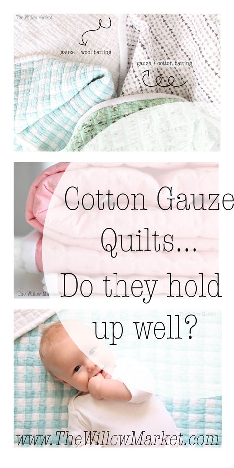 Cotton Gauze Blanket, Quilting Digest, Gauze Blanket, Whole Cloth Quilts, Quilt Care, Blanket Diy, Baby Sewing Projects, Muslin Baby, Double Gauze Fabric