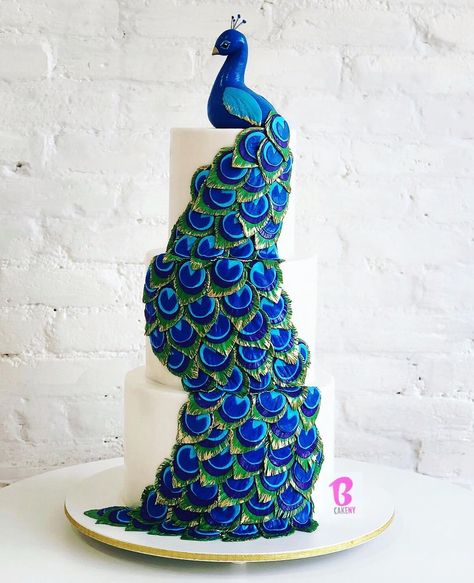 #Love this amazing #peacock #wedding #cake. #repost @bcakeny #gold #indianwedding Peacock Themed Wedding, Peacock Wedding Cake, Peacock Cake, Peacock Wedding Theme, Themed Wedding Cakes, Peacock Wedding, Cake Inspiration, Tag Someone Who, Themed Wedding