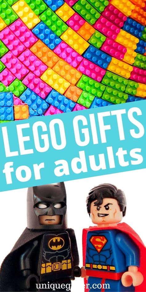 20 Ridiculously Fun Lego Gifts for Adults | Excellent Birthday Presents | Gift for my Boyfriend | Anniversary Gift Idea | Gift Giving Tips for Men | Gifts for Women | Christmas Present Ideas Gifts For Lego Lovers Adults, Valentines Day Him, Lego Presents, Lego Card, Gift For My Boyfriend, Lego Candy, Christmas Presents For Women, Magnet Diy, Family Gift Baskets