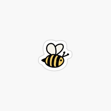 Bee Stickers | Redbubble Bee Sticker, Stickers For Sale, Water Bottles, Honey, Bee, Tumblr, Yellow, For Sale, Water