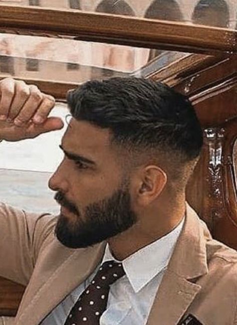 Men Fade Haircut Short, Short Hair With Beard, Mens Hairstyles Fade, Mens Haircuts Short Hair, Mens Hairstyles With Beard, Beard Styles Short, Beard Haircut, Gents Hair Style, Mens Hairstyles Thick Hair