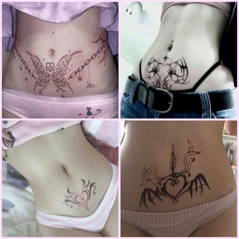 Tattoo Ideas Pelvic Area, Womb Tattoos Meaning, Sucubus Tattoo Womb, Fertility Tattoos For Women, Succubus Mark Tattoo, Low Belly Tattoo, Fertility Tattoo, Incubus Tattoo, Womb Tattoo