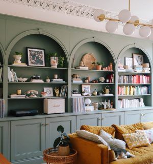 Arched Shelving, Festive Living Room, Archways In Homes, Kate Spiers, Decorate For Christmas, Arched Doors, Relaxing Bedroom, My Workspace, French Country Kitchen