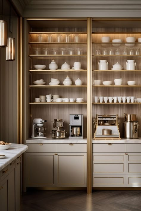 Modern butlers pantry