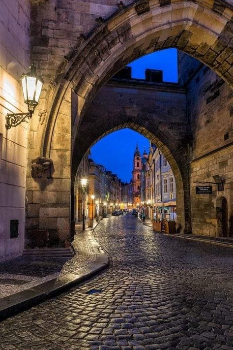 Charles Bridge Lesser Tower, Prague, Czech Republic Prague Charles Bridge, Prague Travel, Rainy Morning, Charles Bridge, Prague Czech Republic, City Views, City Aesthetic, Beautiful Places To Travel, Beautiful Places To Visit