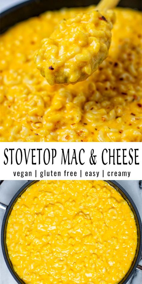 This Stovetop Mac and Cheese is ready in 10 minutes using leftover macaroni and so satisfying. Easier and faster than any boxed mac and cheese, but tastes like a gourmet version in your favorite restaurant. You can't even tell it is vegan. #vegan #dairyfree #vegetarian #contentednesscooking #dinner #lunch #mealprep #stovetopmacandcheese Leftover Macaroni, Vegetarian Mac And Cheese, Vegan Casseroles, Mac And Cheese Sauce, Pasta Creamy, Chili Mac And Cheese, Boxed Mac And Cheese, Stovetop Mac And Cheese, Vegan Party