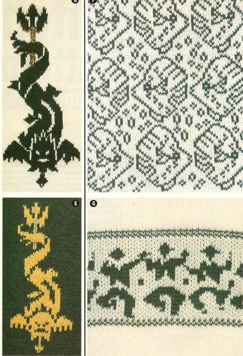 Nautical and Motif Charts for Machine Knitting Pattern PDF Instant Download Collection From Vintage Magazine of 90s Fairisle, Intarsia - Etsy Spain Flatbed Knitting Machine Patterns, Intarsia Knitting Charts, Knit Colorwork, Intarsia Crochet, Intarsia Knitting, Machine Knit, Colorwork Knitting, Knitting Machine Patterns, Punch Cards