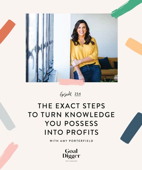 We've been talking a lot about course building lately and today's guest, Amy Porterfield is going to walk us through the exact steps to turn knowledge you possess into profits. Click here to tune in or read the show notes! Amy Porterfield, Toxic Skincare, Business Resources, Online School, Business Tools, Small Business Tips, Female Entrepreneur, Small Business Marketing, Social Media Tips