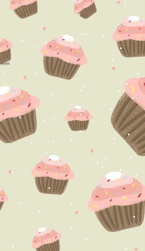 Cupcake Aesthetic Wallpaper, Cupcake Wallpaper Aesthetic, Bakery Aesthetic Wallpaper, Cupcake Wallpaper, Baking Wallpaper, Cupcakes Wallpaper, Character Base, Screen Saver, Hello Baby