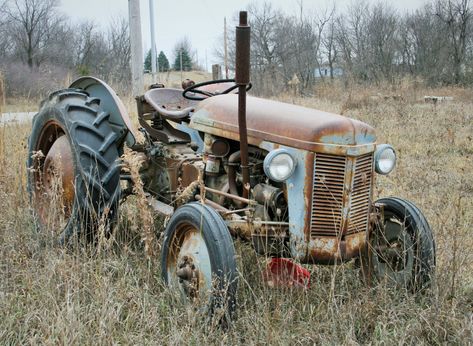 Tractor Photography, Ford 8n, Tractor Barn, Tractor Art, Tractor Photos, Country Aesthetic, Massey Ferguson Tractors, Farm Paintings, Old Tractor